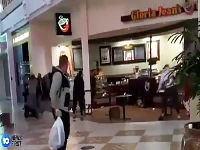 Aussie brawl in coffee shop