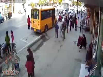 Car runs over a crowd, China