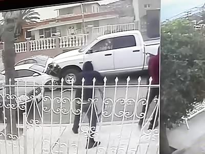 armed attack on police officers in Ensenada Mexico