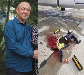 Airport Worker's Head Wrecked By Propeller
