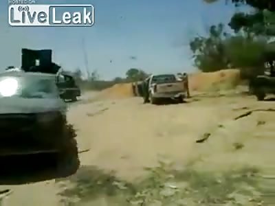 Libyan rebel takes flight (action @ 2:00mins)
