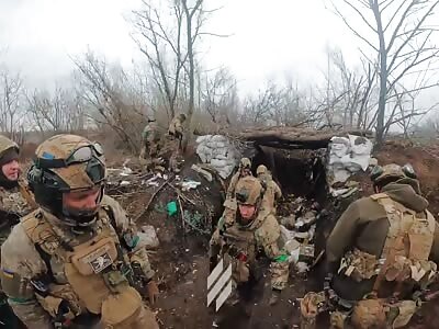 Ukrainian soldiers stormed the positions of the invaders