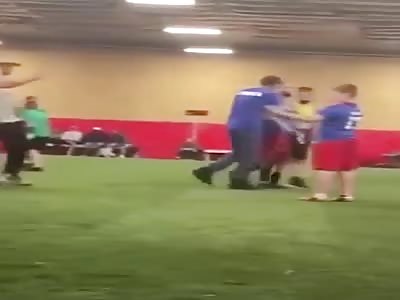 Football Coach Sucker Punch Unsuspecting Parent