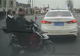 Fatal car crash into a scooter