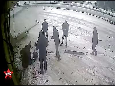 Fatal accident in Skolnyj (Russia)