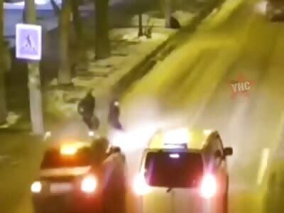 Astrachan: BMW knocks down a boy at a pedestrian crossing