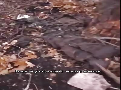 Dead russian soldiers on the Bakhmut front