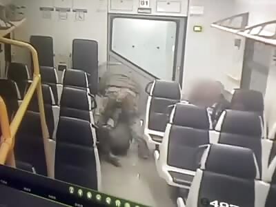 Murder after a conflict between drunken Russians in a tram