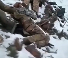 Numerous Killed Ukrainians Filmed by RU sides