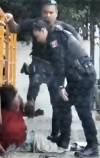 Police Officers From Guadalajara Attack and Torture a Homeless Man.