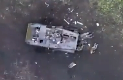 Ukrainian drone finishes off Russians