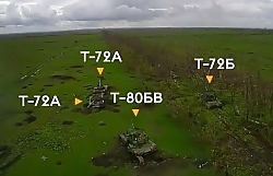 4 already abandoned RU tanks targeted with suicide drones