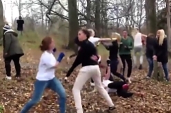 Bloody Battle of Two Girl Gangs in Russian Forest