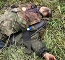 Ukrainian troops show KIA Russians in Zaporozhia Region