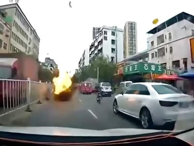 Exploding Car