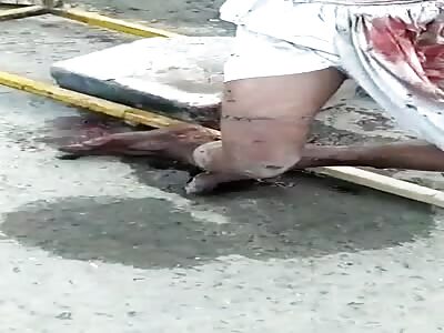 Men gets his hand and leg chopped off for desecrating a holy book