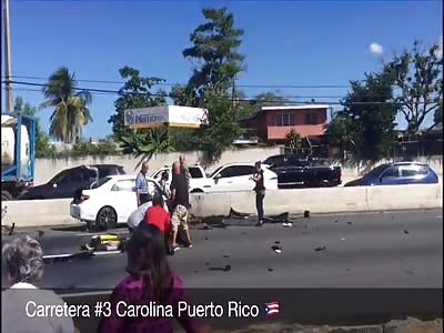 1 dead ðŸ’€ Accident aftermath, Carolina Puerto Rico ðŸ‡µðŸ‡· 
