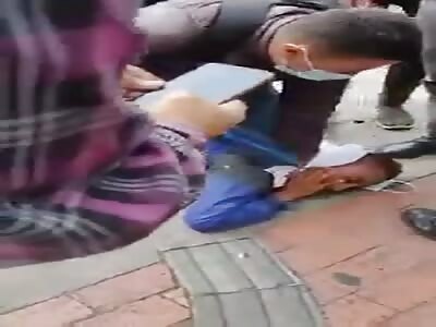 Thief Trampled in Colombia
