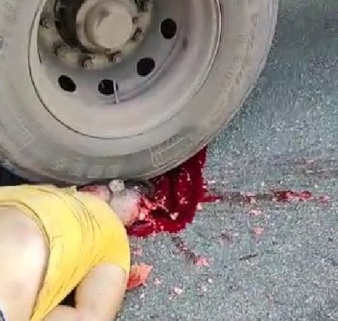 motorcyclist crushed in pernambuco