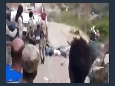 Ethiopian military executing victims