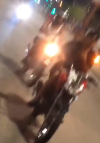  Brazilian Cop Pit Maneuvers a Motorcycle Into a Light Pole