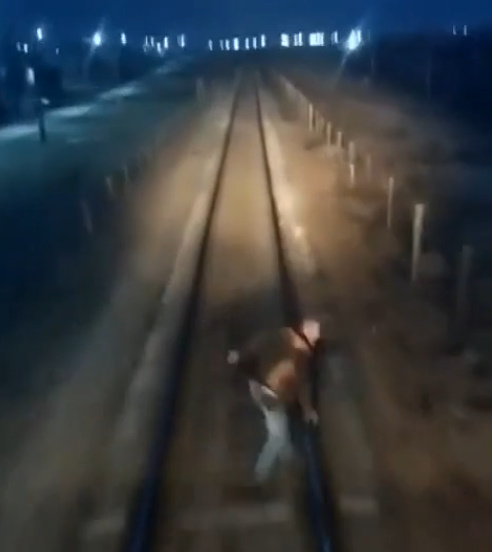 Poor Grandpa Didn't Stand a Chance Against The Train