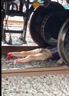 Man Was Dragged By Train Alive