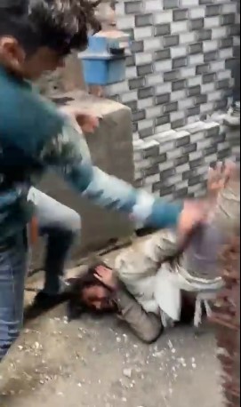 Pakistani man was tied up and beaten