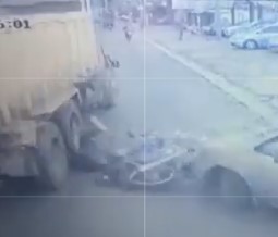 Man crushed by reckless driver