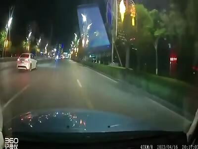 Elderly man run over in China