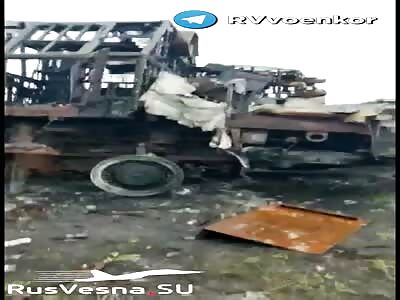 The scale is impressive! Video review on the destroyed Ukrainian S-300