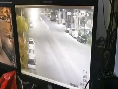 Collision between two motorcycles
