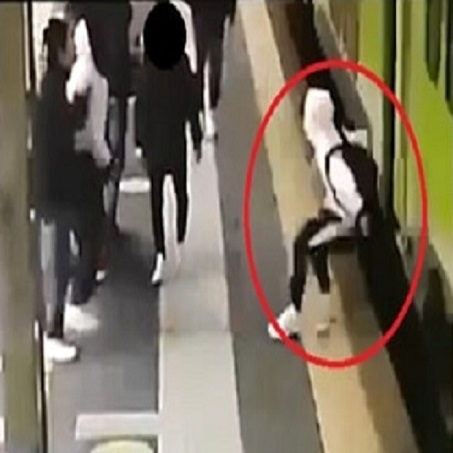 The Shocking Images of the 15-Year-Old Pushed Under the Train In Italy