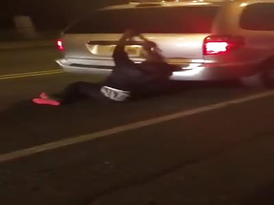 Man On Drugs Dragged By Vehicle 