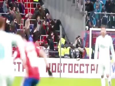 Russian Soccer Fans Fight