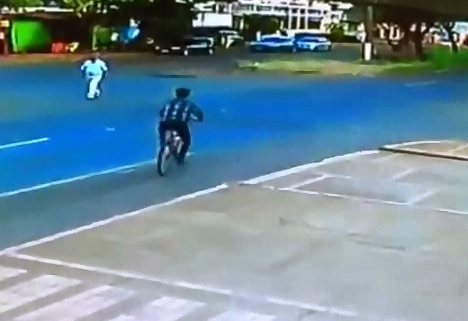 Kid riding a Bicycle is Struck and killed by a Car 