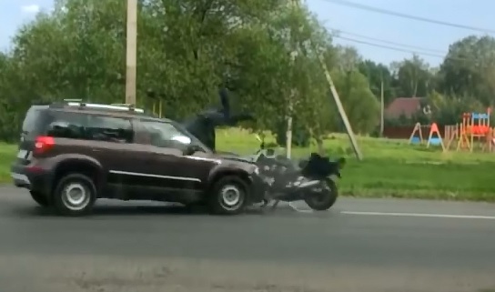 Another Motorcyclist...Another Crazy Brutal Accident 
