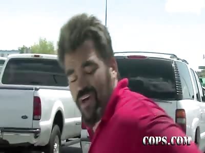 Man Throws a Temper Tantrum as he is being Arrested...