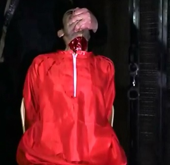 Gruesome Beheading of Captive Sitting in Chair from ISIS 