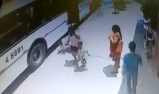 Elderly Woman Head Crushed by Bus..New Angle from this Weeks Video 