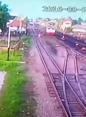 Old Woman Ends her Life being Swallowed Up by Train 