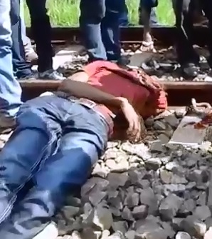 Another Messy Suicide by Train..Man Decapitated on the Rails