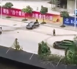 Chinese guy gets into an accident then goes into rage revenge mode