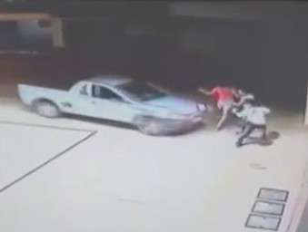 Woman Crushed by Psycho in Car while Getting Gas 