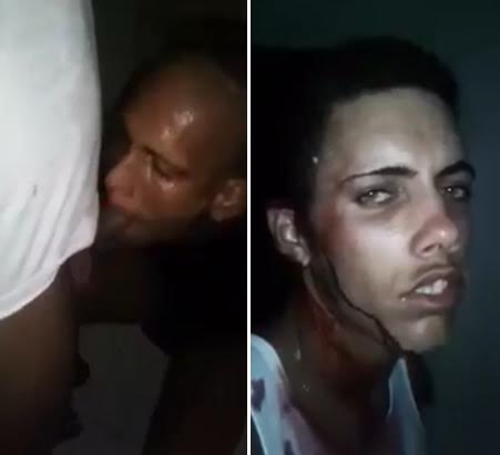 2 guys caught Stealing forced to Suck each other Penis