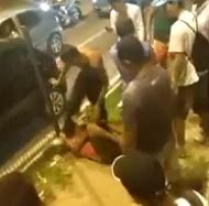 Teen Busted Stealing is Head Stomped and Badly Beaten 