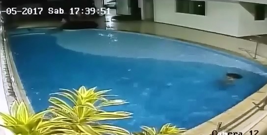 Sad Video shows Little Girl Fall off Ledge and Drown in Family Pool 
