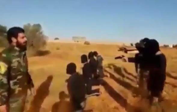 New pistol execution of 4 PKK members in the desert
