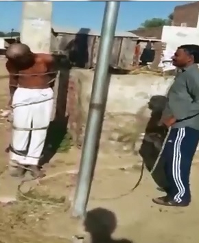 Thief is Beaten like a Dog...Tied to a Pole and Left there for Anyone to Whip 