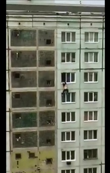 Man Commits Suicide from his Crummy Apartment..Onlookers are Shocked 